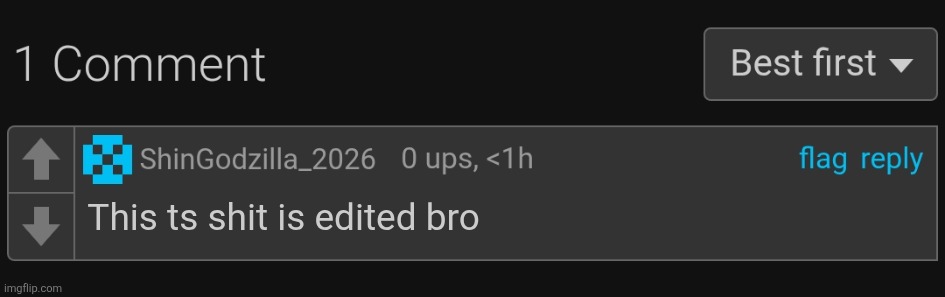 ok | image tagged in comments | made w/ Imgflip meme maker