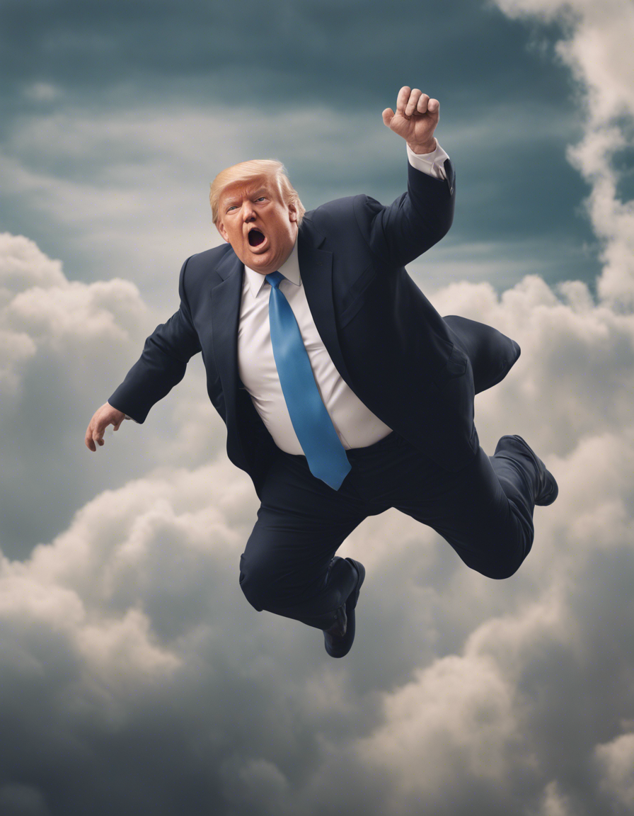 Trump and his job approval, both in freefall Blank Meme Template