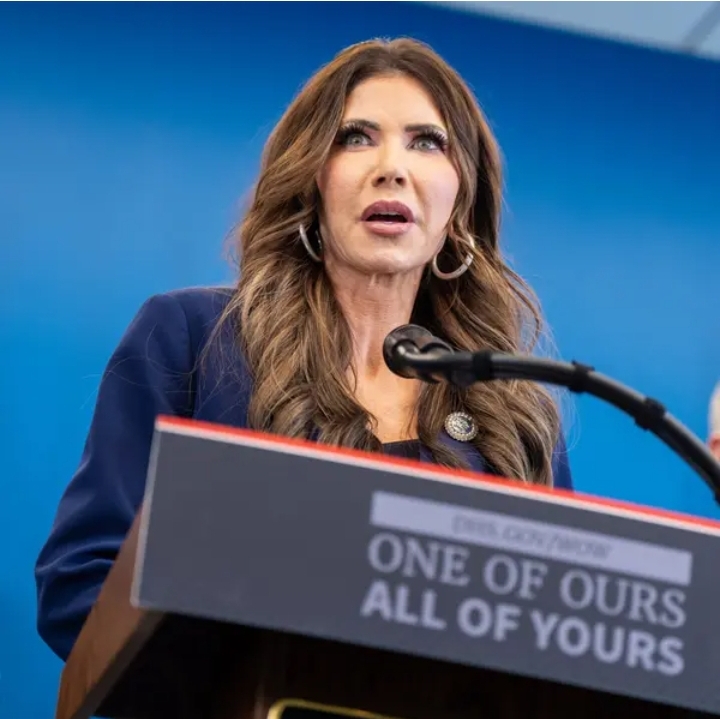 Kristi Noem Nazi Slogan Blank Meme Template