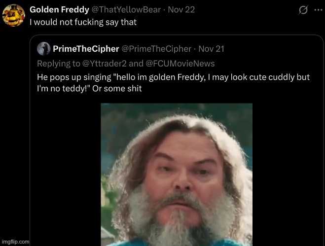 made w/ Imgflip meme maker