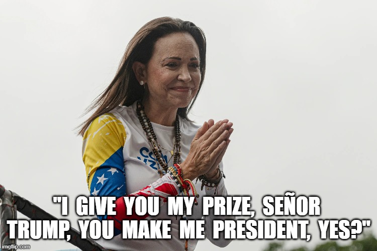 How it Works | "I  GIVE  YOU  MY  PRIZE,  SEÑOR  TRUMP,  YOU  MAKE  ME  PRESIDENT,  YES?" | image tagged in taking a knee | made w/ Imgflip meme maker