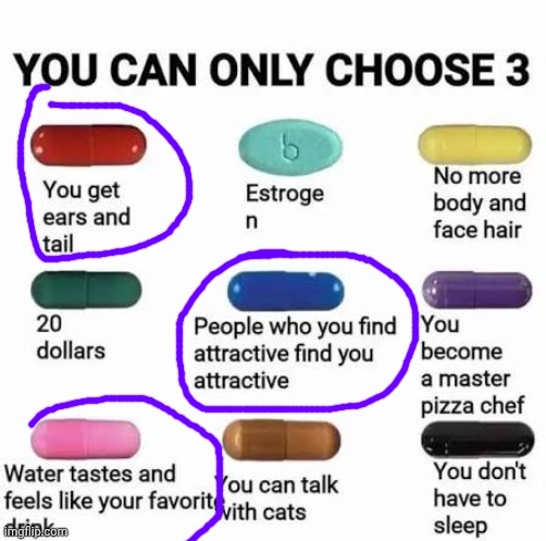 you can only choose 3 | image tagged in you can only choose 3 | made w/ Imgflip meme maker