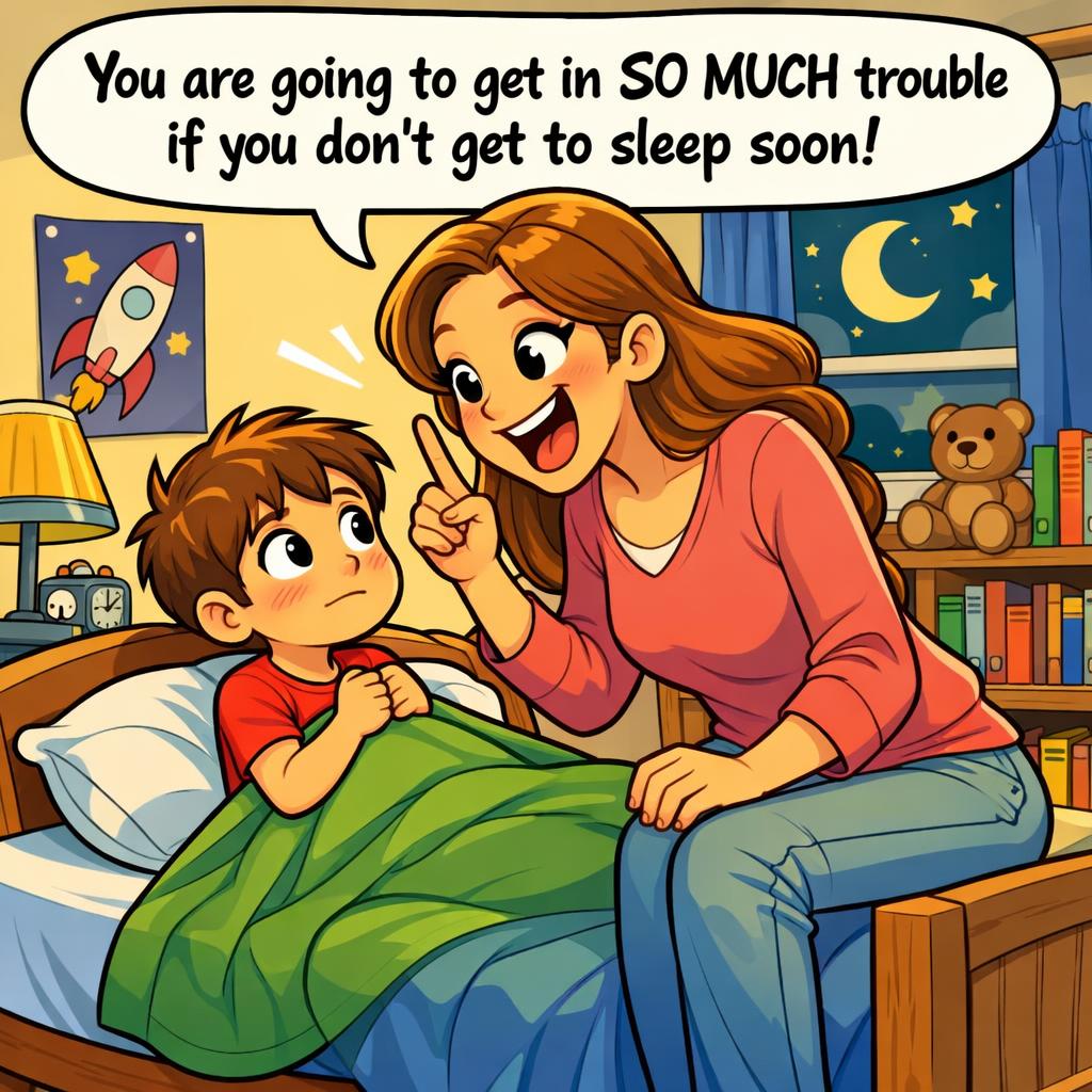 High Quality no sleep for child Blank Meme Template