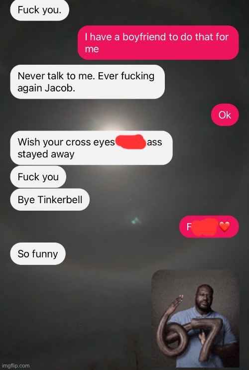 She misspelled the f slur with an I | made w/ Imgflip meme maker