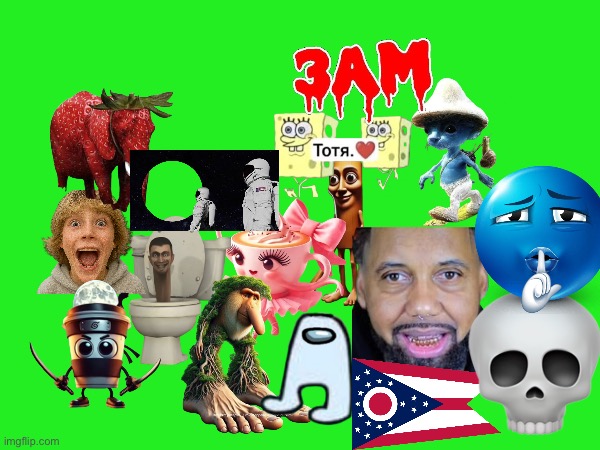i went 2 ohio @ 3AM & i found brainrot | image tagged in 67 kid,tung tung sahur,skibidi toilet,totr | made w/ Imgflip meme maker