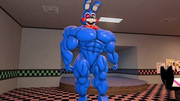 buff toy bonnie Blank Meme Template