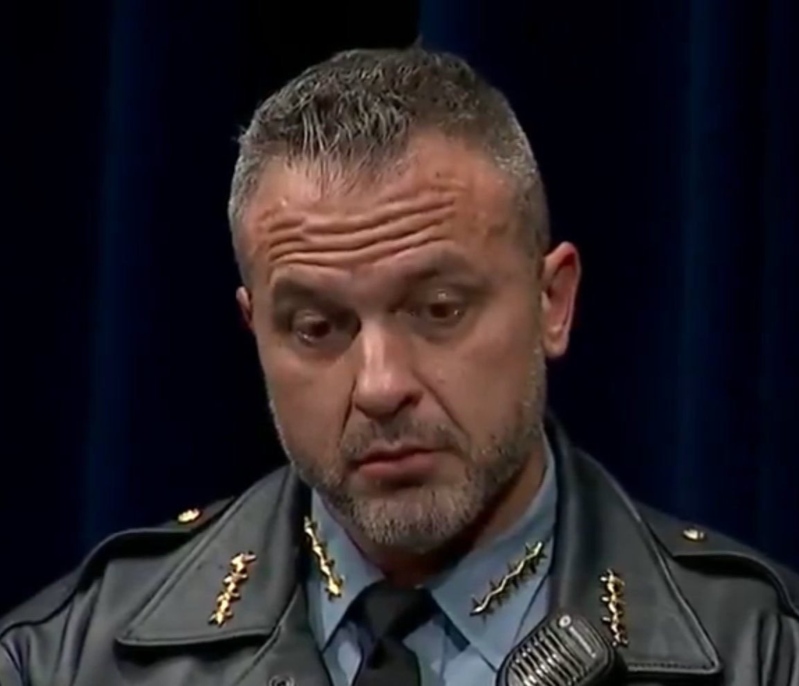 Police Chief Processing Blank Meme Template