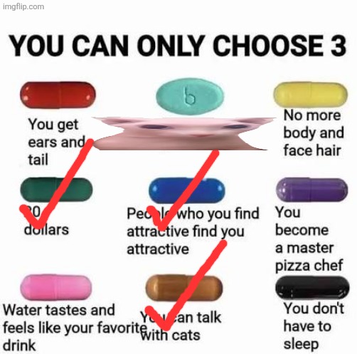 you can only choose 3 | image tagged in you can only choose 3 | made w/ Imgflip meme maker