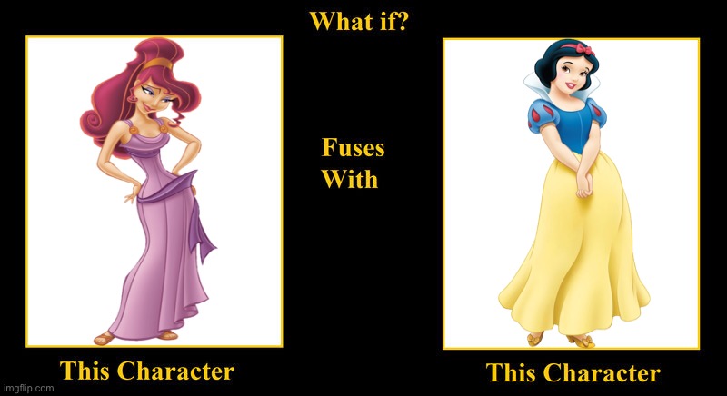 What if Megara Fuses With Snow White | image tagged in what if fuses,snow white,megara,hercules,disney princess,disney princesses | made w/ Imgflip meme maker