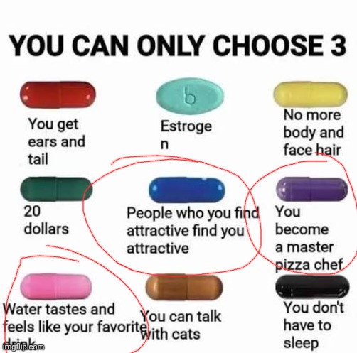 you can only choose 3 | image tagged in you can only choose 3 | made w/ Imgflip meme maker