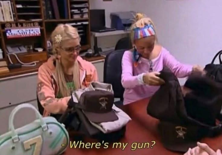 Where’s my gun Blank Meme Template