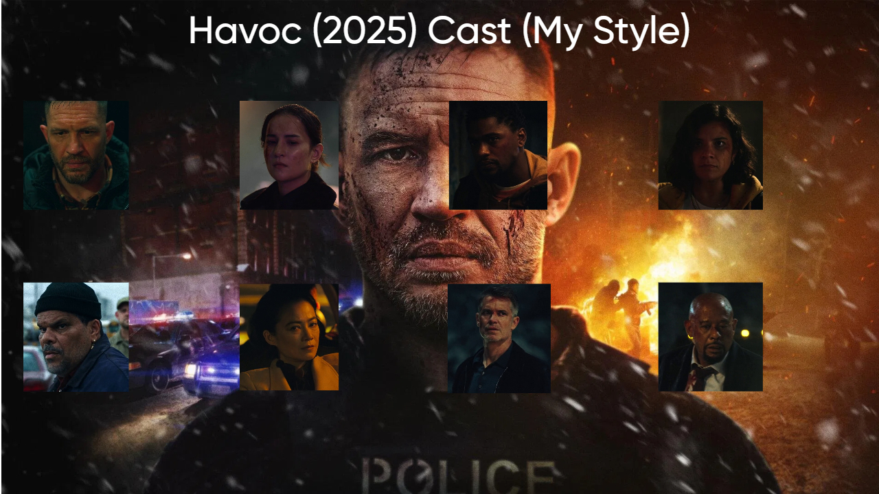 Havoc (2025) Cast (My Style) Blank Meme Template