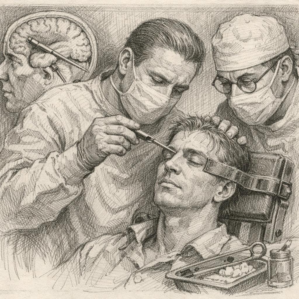 Uncanny looking Lobotomy Blank Meme Template