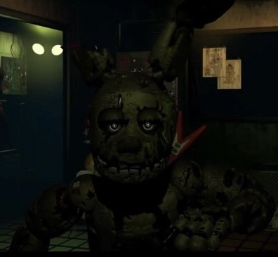 Springtrap pooping gunny Blank Meme Template