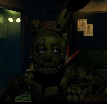 Springtrap pooping funny Blank Meme Template