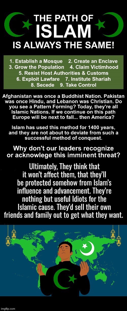 “Radical Islam” is Muhammad’s original intention for Muslims everywhere… | image tagged in political meme,the path of islam,the plan,real intentions,submission,world domination | made w/ Imgflip meme maker