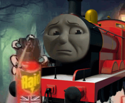 High Quality James with a raid can Blank Meme Template