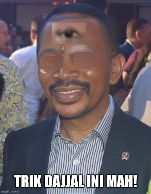 TRIK DAJJAL INI MAH! | image tagged in memes,satan,crook | made w/ Imgflip meme maker