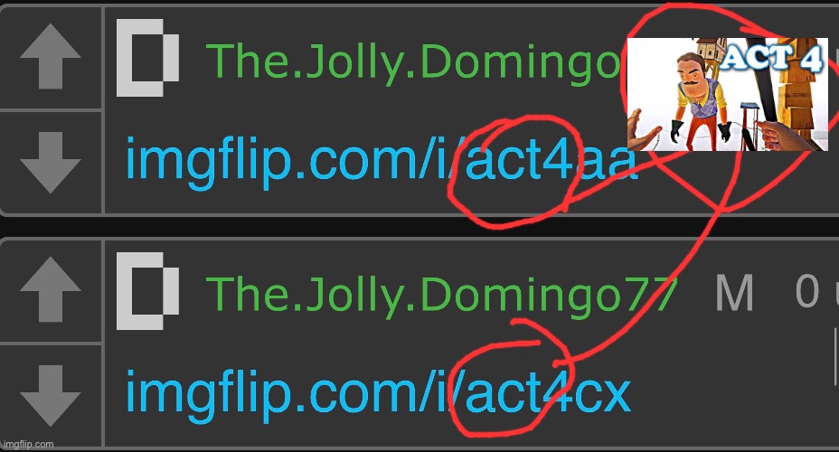 Fianl act of hello neighbor in my imgflip links | image tagged in hello neighbor | made w/ Imgflip meme maker