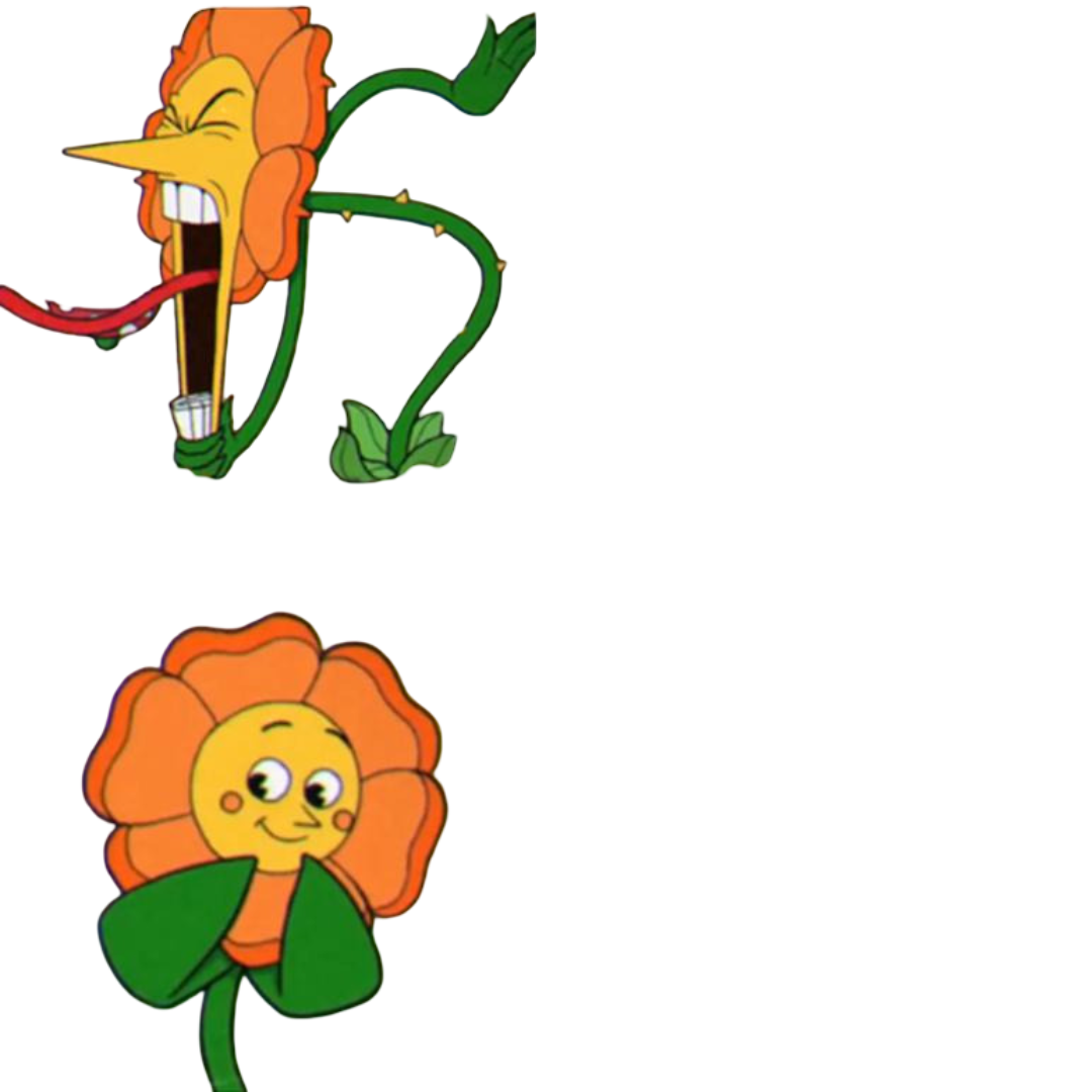flower no yes Blank Meme Template