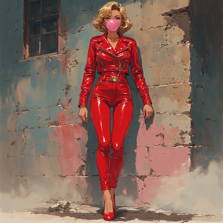 Sexy Anime Woman Blank Meme Template