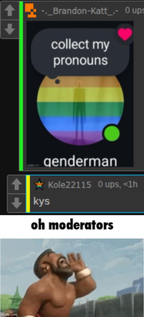 image tagged in oh moderators | made w/ Imgflip meme maker