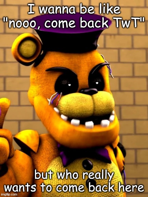 obese | I wanna be like "nooo, come back TwT"; but who really wants to come back here | image tagged in obese | made w/ Imgflip meme maker