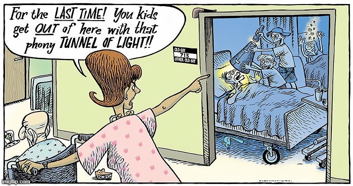 Light at the End of the Tunnel | image tagged in comics | made w/ Imgflip meme maker