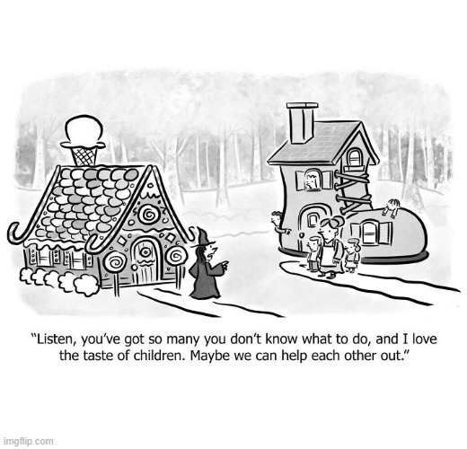 Witch n Kids | image tagged in comics | made w/ Imgflip meme maker