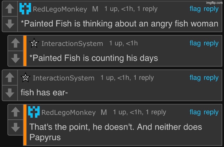 PF flavour text | made w/ Imgflip meme maker