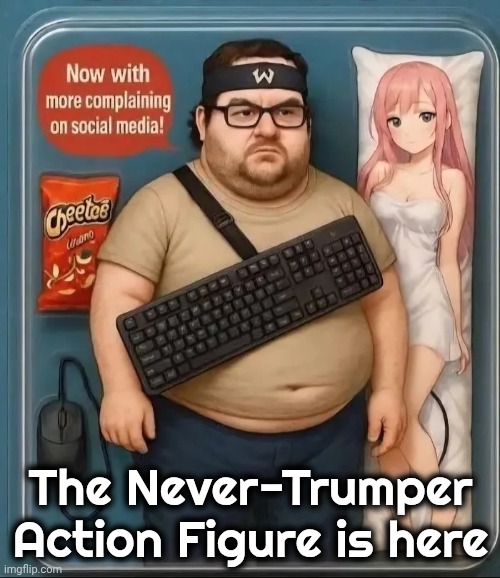 The Never-Trumper Action Figure is here | made w/ Imgflip meme maker
