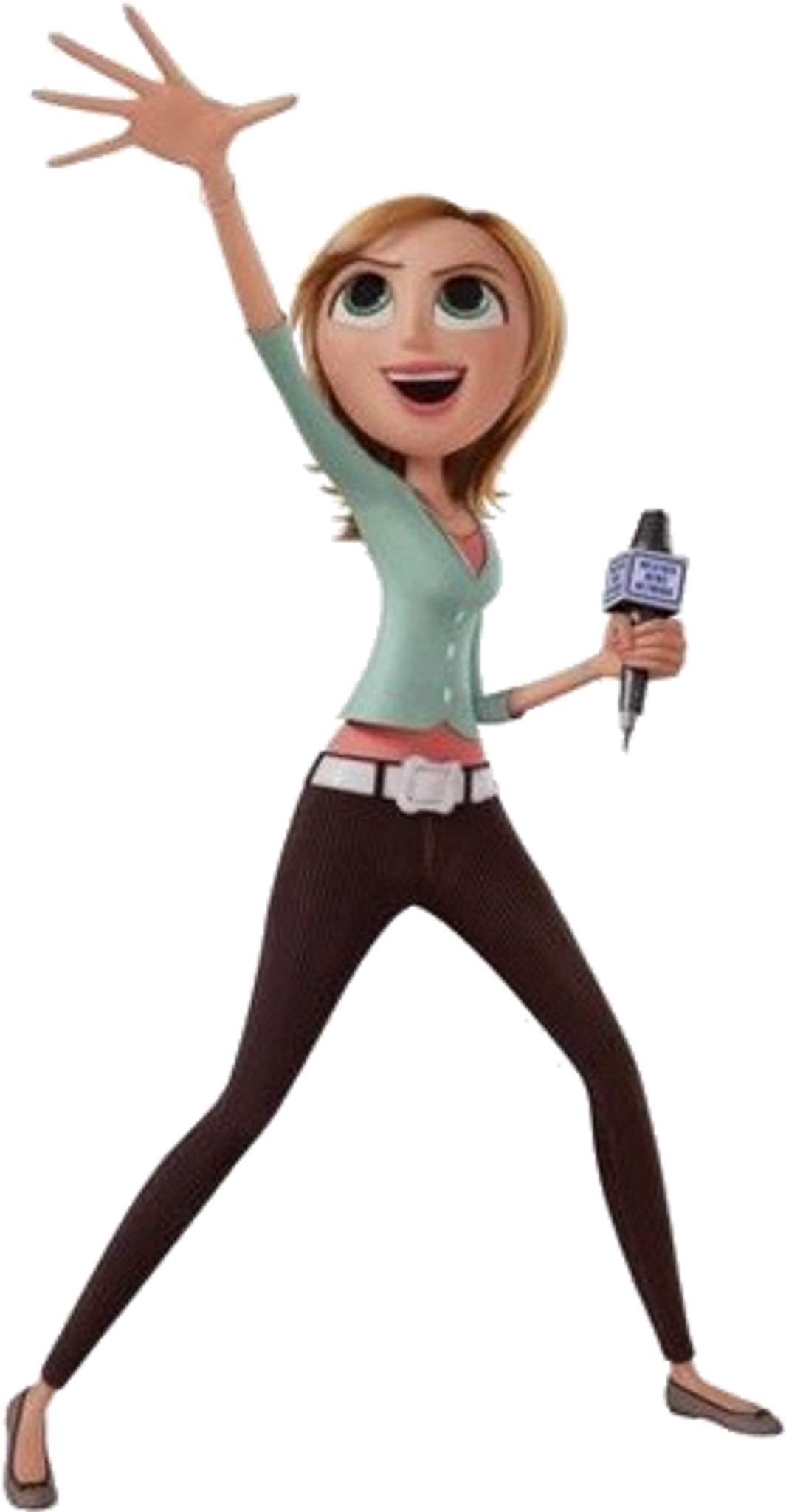 Sam Sparks (Excited) Blank Meme Template