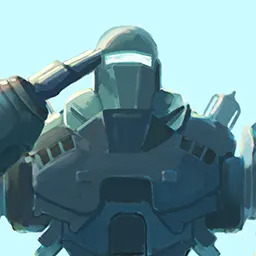 Liberty Prime Salute Blank Meme Template