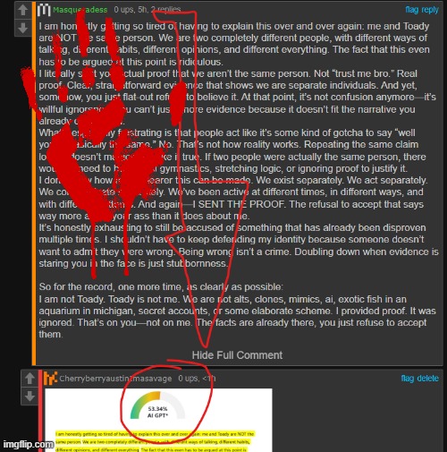Poop GPT Please write an insult in the form of an argumentative essay that bashes on a user on imgflip for thinking im toady | made w/ Imgflip meme maker