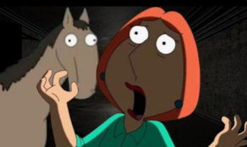 Petah, the horse is here Blank Meme Template