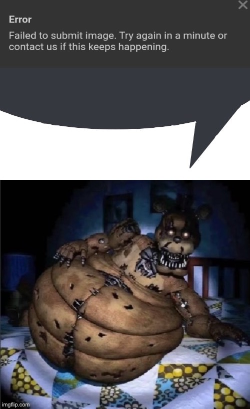 shut the FUCK up imgflip | image tagged in fat stupid fuck speech bubble | made w/ Imgflip meme maker