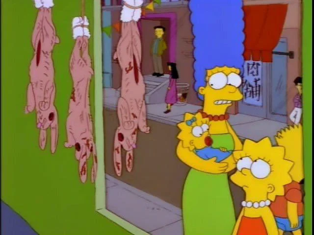 mami esos conejos estan muertos? Blank Meme Template