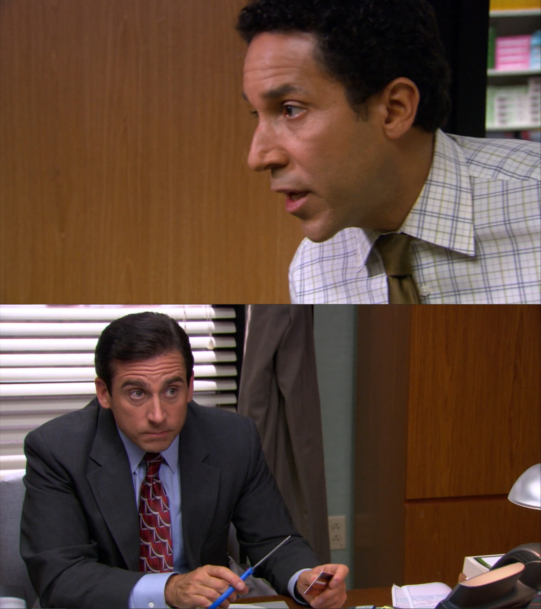 I didn't say it I declared it two panel Blank Meme Template