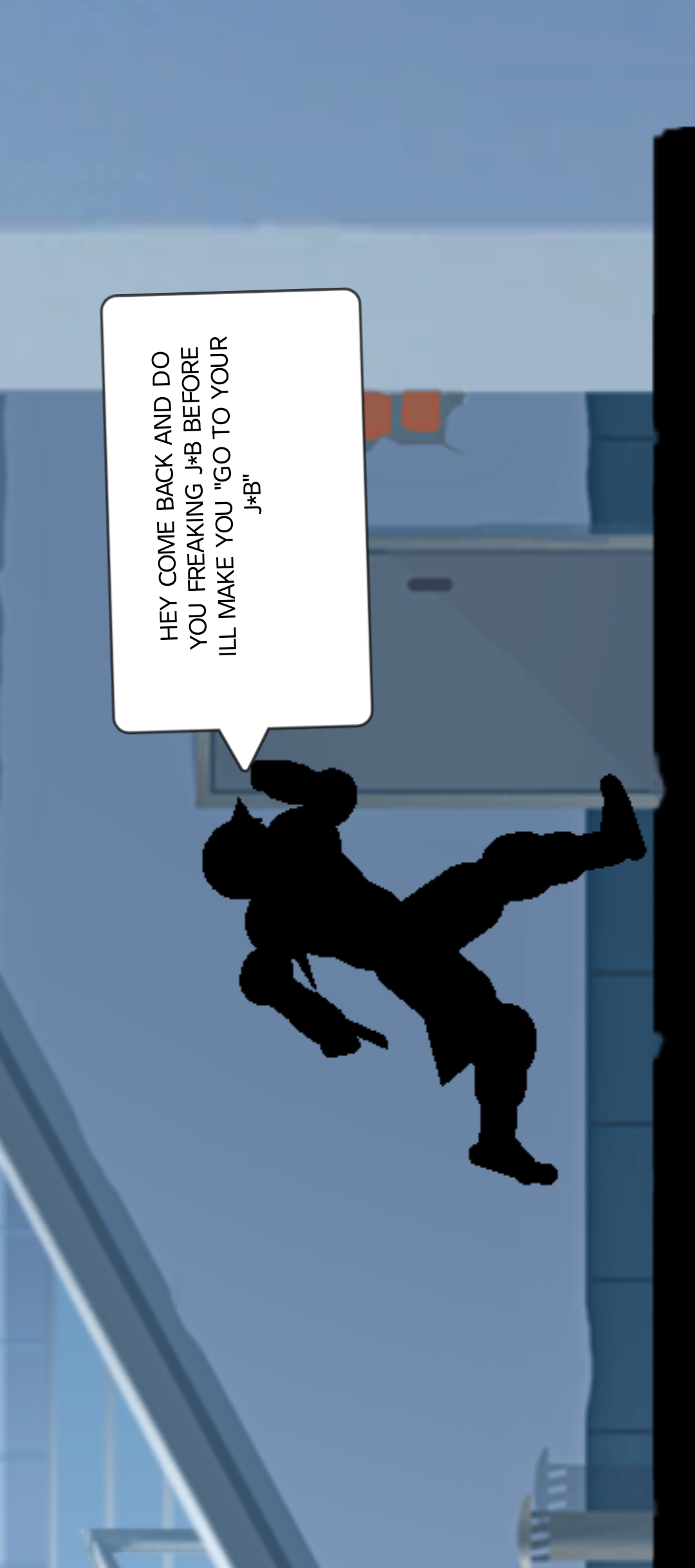 HEY COME BACK HERE! Blank Meme Template