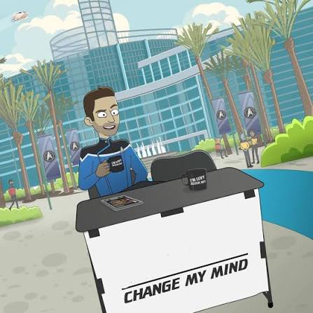 Change my mind Star Trek Blank Meme Template