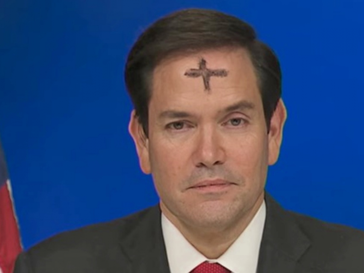 Marco Rubio Blank Meme Template