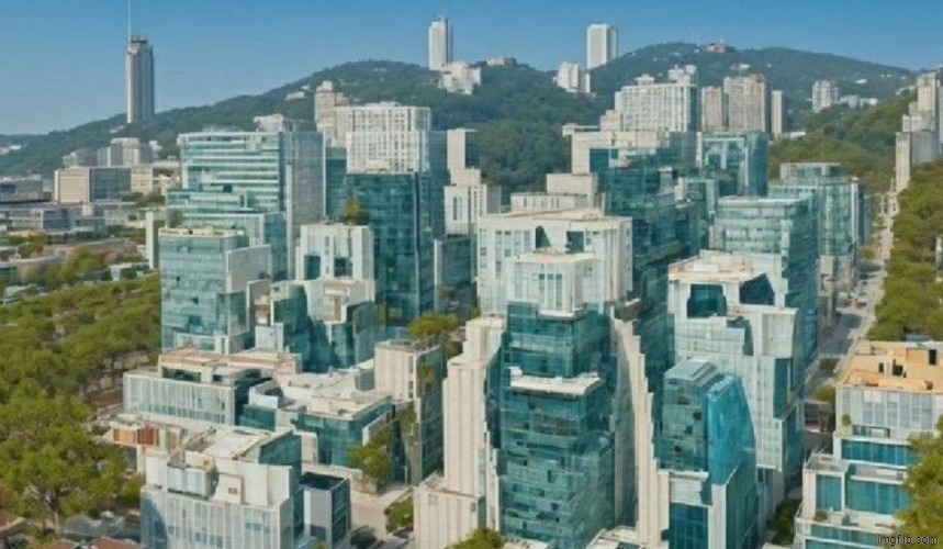 what a beautiful cityscape | made w/ Imgflip meme maker