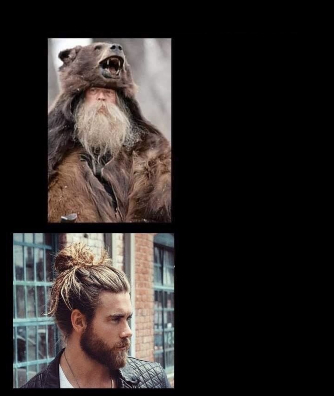 High Quality Beard history Blank Meme Template