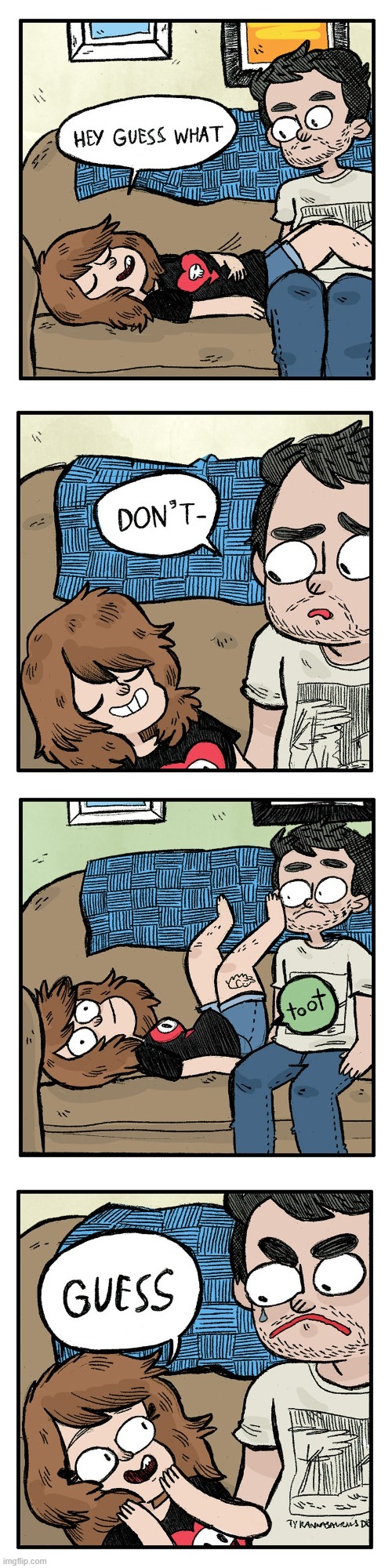 image tagged in guess what,fart,farting,eww,ewww,ewwww | made w/ Imgflip meme maker