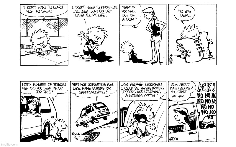image tagged in calvin and hobbes,comics | made w/ Imgflip meme maker