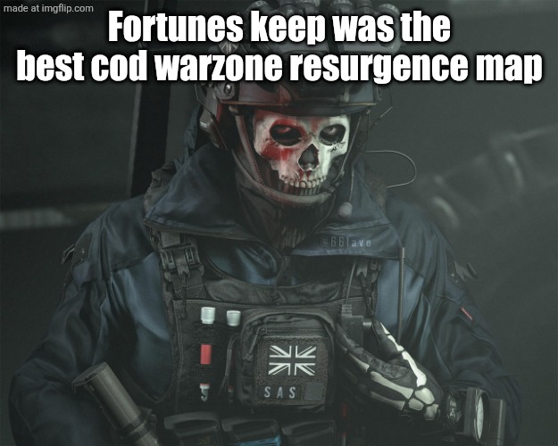 I guess | Fortunes keep was the best cod warzone resurgence map | image tagged in my announcement template | made w/ Imgflip meme maker