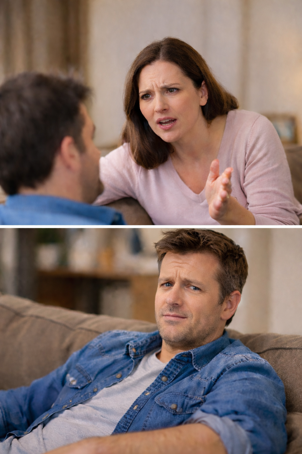 Wife talking Blank Meme Template