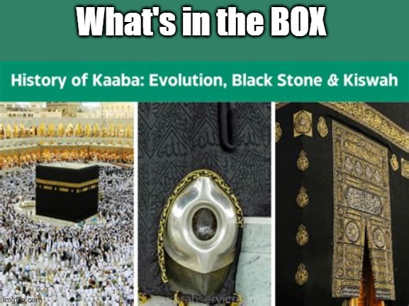 Idol worshippers, the morning star | What's in the BOX | made w/ Imgflip meme maker