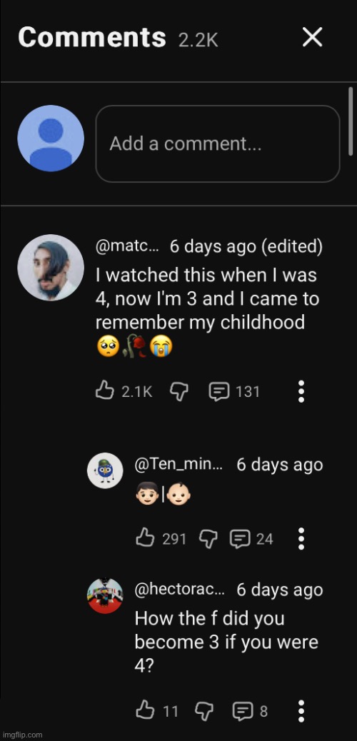 image tagged in youtube comments | made w/ Imgflip meme maker