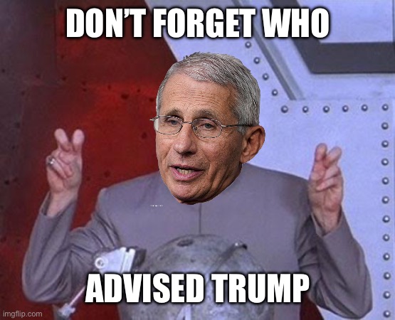 Dr Evil Laser Meme | DON’T FORGET WHO ADVISED TRUMP | image tagged in memes,dr evil laser | made w/ Imgflip meme maker